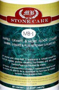 MB-1 Marble, Granite and More Floor Cleaner